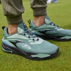 PUMA Golf Shoes - GS-Fast - Eucalyptus AW23 -Golf Fashion Shop puma 0000 layer 4