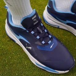 PUMA Golf Shoes - GS-Fast - Navy - Regal Blue AW23 9 PUMA Golf Shoes - GS-Fast - Navy - Regal Blue AW23 -Golf Fashion Shop puma aw23 detail shot 0002 layer 21