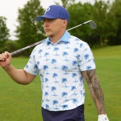 PUMA Golf Shirt - MATTR Mirage Polo - White Glow AW23 -Golf Fashion Shop puma aw23 detail shot 0013 layer 8