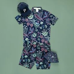 PUMA Golf Bucket Hat - Liberty Paisley Print - Navy Reversible AW23 -Golf Fashion Shop puma liberty paisley 0001 layer 15 1