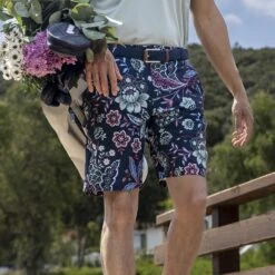 PUMA Golf Shorts - Liberty Short - Navy Blazer AW23 -Golf Fashion Shop puma liberty paisley model 0004 layer 3