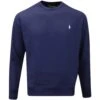 Ralph Lauren POLO Golf Jumper - Fleece Crew Neck - Refined Navy AW23