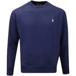 Ralph Lauren POLO Golf Jumper - Fleece Crew Neck - Refined Navy AW23