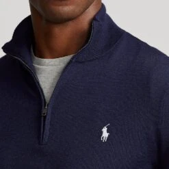 Ralph Lauren POLO Golf Jumper - Tech Wool QZ - Refined Navy AW23 16 Ralph Lauren POLO Golf Jumper - Tech Wool QZ - Refined Navy AW23 -Golf Fashion Shop ralph lauren polo golf jumper tech wool qz refined navy aw23 710876339008 59