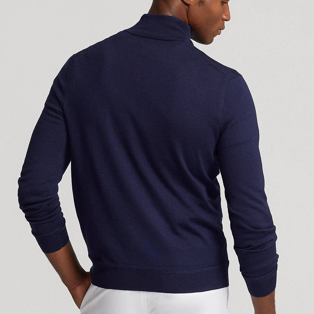 Ralph Lauren POLO Golf Jumper - Tech Wool QZ - Refined Navy AW23 8 Ralph Lauren POLO Golf Jumper - Tech Wool QZ - Refined Navy AW23 - Image 6