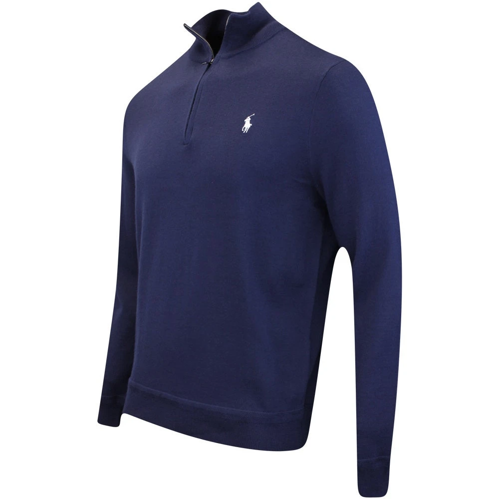 Ralph Lauren POLO Golf Jumper - Tech Wool QZ - Refined Navy AW23 4 Ralph Lauren POLO Golf Jumper - Tech Wool QZ - Refined Navy AW23 - Image 2