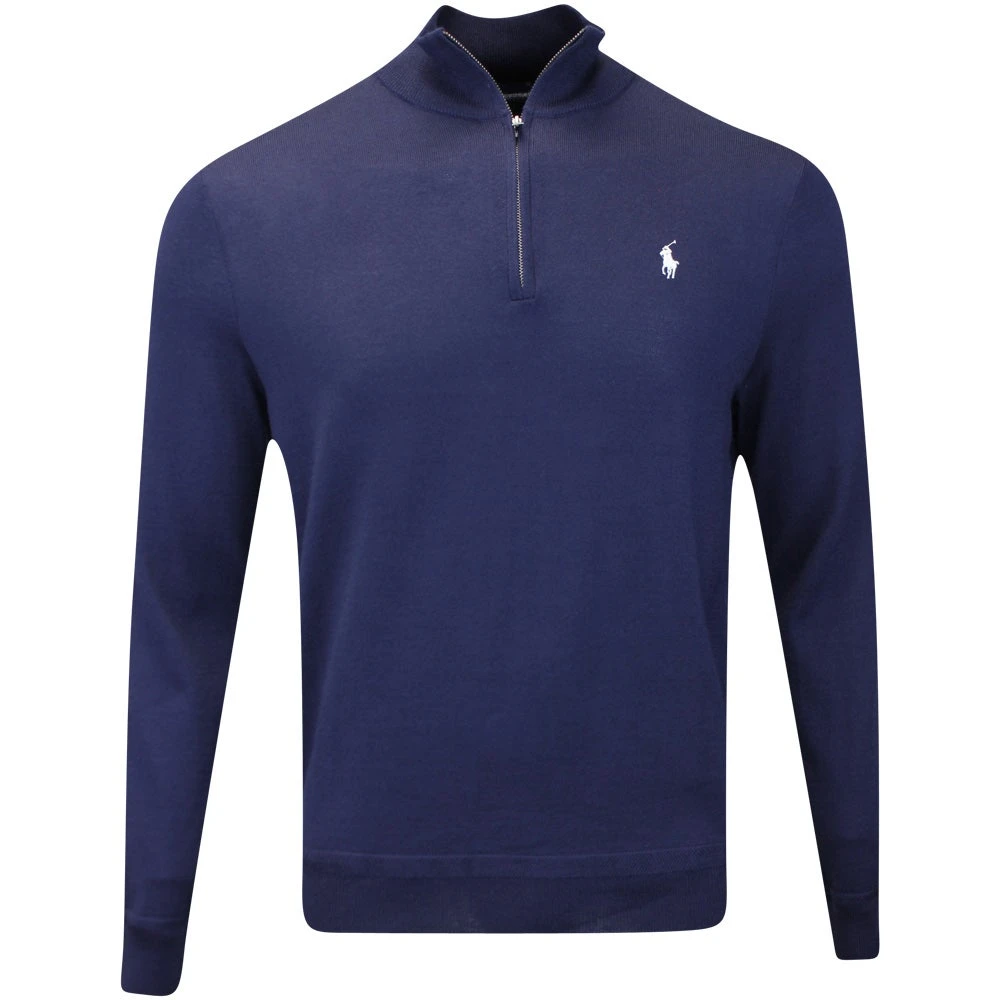 Ralph Lauren POLO Golf Jumper - Tech Wool QZ - Refined Navy AW23 3 Ralph Lauren POLO Golf Jumper - Tech Wool QZ - Refined Navy AW23