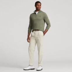 Ralph Lauren POLO Golf Jumper - Tech Wool QZ - Shamrock Heather AW23 -Golf Fashion Shop ralph lauren polo golf jumper tech wool qz shamrock heather aw23 710876339006 65