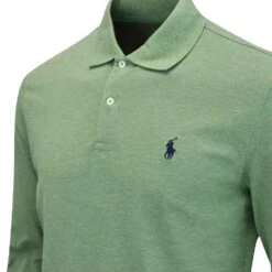Ralph Lauren POLO Golf Shirt - LS Stretch Pique - Cargo Green AW23 -Golf Fashion Shop ralph lauren polo golf shirt ls stretch pique cargo green aw23 image 82