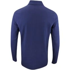 Ralph Lauren POLO Golf Shirt - LS Stretch Pique - Refined Navy AW23 -Golf Fashion Shop ralph lauren polo golf shirt ls stretch pique refined navy aw23 413319 36