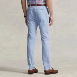 Ralph Lauren POLO Golf Trousers - Stretch Chino - Elite Blue SS23 -Golf Fashion Shop ralph lauren polo golf trousers stretch chino elite blue ss23 710880711003 c