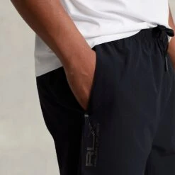 RLX Athleisure Shorts - Athletic Lined - Polo Black SS23 14 RLX Athleisure Shorts - Athletic Lined - Polo Black SS23 -Golf Fashion Shop rlx athleisure shorts athletic lined polo black ss23 784881416003 b