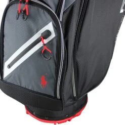 RLX Golf Bag - PP Tour Ripstop Stand - Black - Grey 2023 -Golf Fashion Shop rlx golf bag pp tour ripstop stand black grey 2023 453908649 001 a