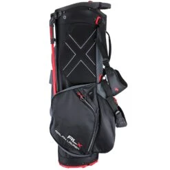 RLX Golf Bag - PP Tour Ripstop Stand - Black - Grey 2023 -Golf Fashion Shop rlx golf bag pp tour ripstop stand black grey 2023 453908649 001 c
