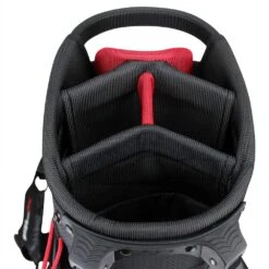 RLX Golf Bag - PP Tour Ripstop Stand - Black - Grey 2023 -Golf Fashion Shop rlx golf bag pp tour ripstop stand black grey 2023 453908649 001 d