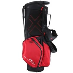 RLX Golf Bag - PP Tour Ripstop Stand - Red - Black 2023 -Golf Fashion Shop rlx golf bag pp tour ripstop stand red black 2023 453908649 003 c