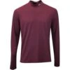 RLX Golf Base Layer - Peached Airflow LS Mock - Harvard Wine AW23 -Golf Fashion Shop rlx golf base layer peached airflow ls mock harvard wine aw23 image 68