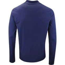 RLX Golf Base Layer - Peached Airflow LS Mock - Refined Navy AW23 -Golf Fashion Shop rlx golf base layer peached airflow ls mock refined navy aw23 image 69
