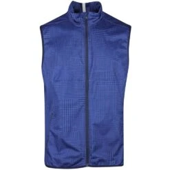 RLX Golf Gilet - Stratus Unlined Vest - Glen Plaid SS23