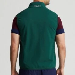 RLX Golf Gilet - Tech Terry Vest - Green Houndstooth AW23 15 RLX Golf Gilet - Tech Terry Vest - Green Houndstooth AW23 -Golf Fashion Shop rlx golf gilet tech terry vest green houndstooth aw23 golfposer 28