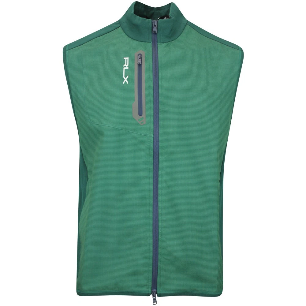 RLX Golf Gilet - Tech Terry Vest - Green Houndstooth AW23 3 RLX Golf Gilet - Tech Terry Vest - Green Houndstooth AW23