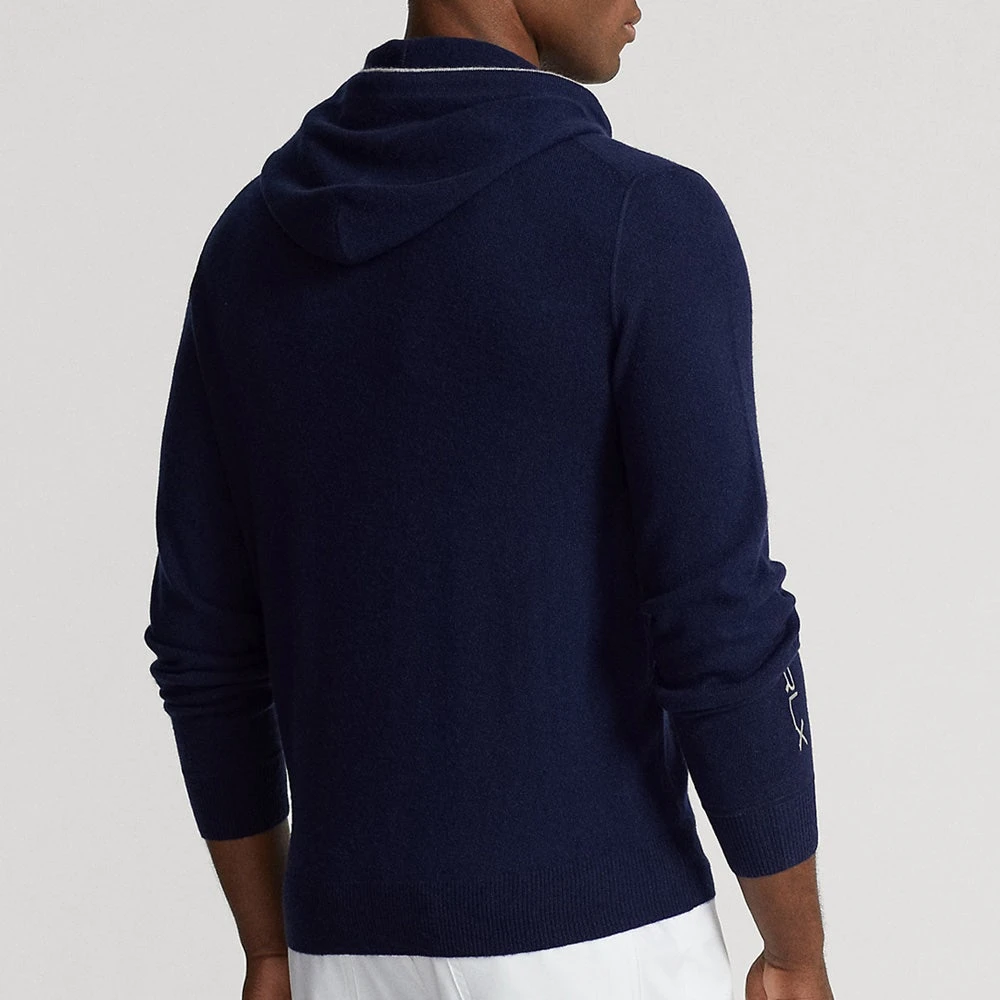 RLX Golf Hoodie - Cashmere Knit Pullover - French Navy SS23 8 RLX Golf Hoodie - Cashmere Knit Pullover - French Navy SS23 - Image 6