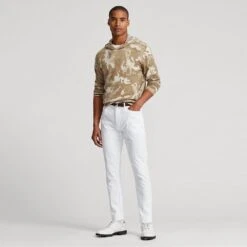 RLX Golf Hoodie - Cashmere Knit Pullover - Player Camo SS23 -Golf Fashion Shop rlx golf hoodie cashmere knit pullover player camo ss23 785899361001 e