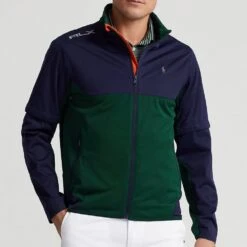 RLX Golf Jacket - PP Tour Convertible Windbreaker - Moss Agate AW23 -Golf Fashion Shop rlx golf jacket pp tour convertible windbreaker moss agate aw23 785915646002 34