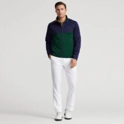 RLX Golf Jacket - PP Tour Convertible Windbreaker - Moss Agate AW23 -Golf Fashion Shop rlx golf jacket pp tour convertible windbreaker moss agate aw23 785915646002 37