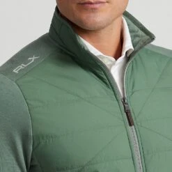RLX Golf Jacket - Quilted Coolwool FZ - Fatigue Green AW23 16 RLX Golf Jacket - Quilted Coolwool FZ - Fatigue Green AW23 -Golf Fashion Shop rlx golf jacket quilted coolwool fz fatigue green aw23 2