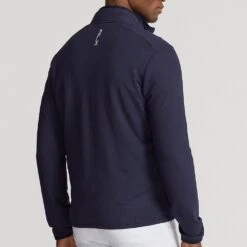 RLX Golf Jacket - Quilted Coolwool FZ - Refined Navy AW23 -Golf Fashion Shop rlx golf jacket quilted coolwool fz refined navy aw23 3