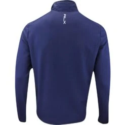RLX Golf Jacket - Quilted Coolwool FZ - Refined Navy AW23 -Golf Fashion Shop rlx golf jacket quilted coolwool fz refined navy aw23 413310 0