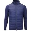 RLX Golf Jacket - Quilted Coolwool FZ - Refined Navy AW23 -Golf Fashion Shop rlx golf jacket quilted coolwool fz refined navy aw23 413310 3