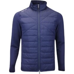 RLX Golf Jacket - Quilted Coolwool FZ - Refined Navy AW23