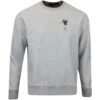 RLX Golf Jumper - Bear Logo Crew Neck - Andover Heather AW23