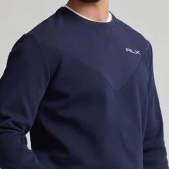 RLX Golf Jumper - Double Knit Crew Neck - Refined Navy AW23 15 RLX Golf Jumper - Double Knit Crew Neck - Refined Navy AW23 -Golf Fashion Shop rlx golf jumper double knit crew neck refined navy aw23 785915772002 19
