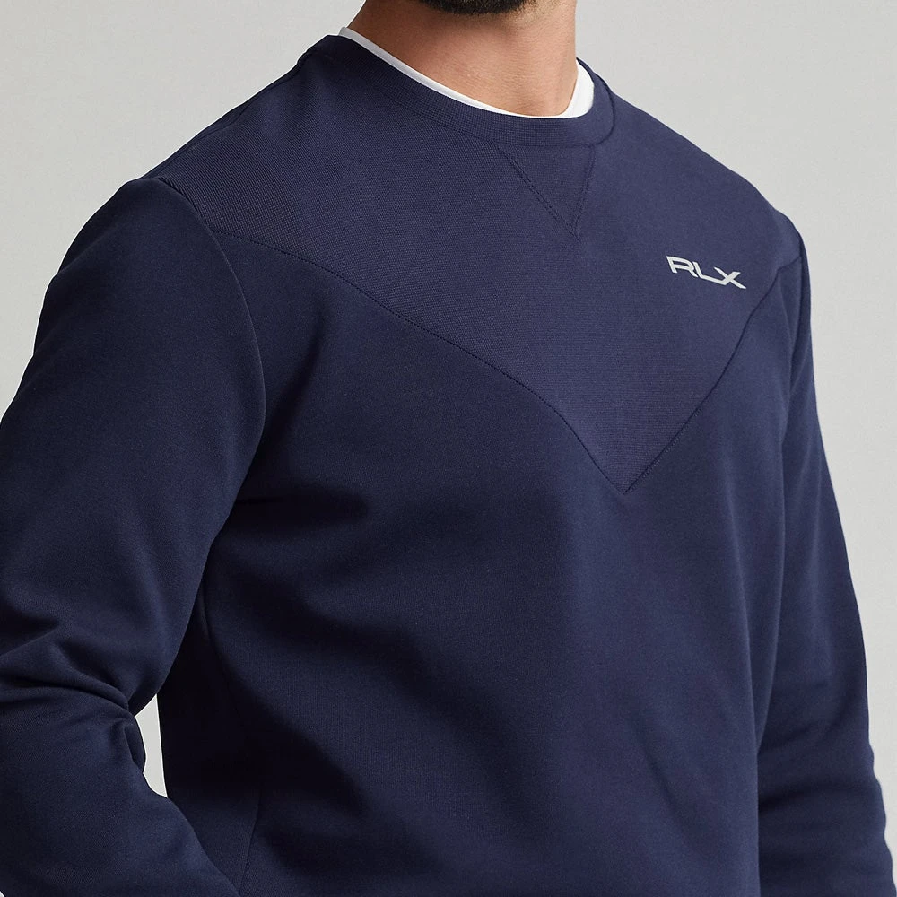 RLX Golf Jumper - Double Knit Crew Neck - Refined Navy AW23 8 RLX Golf Jumper - Double Knit Crew Neck - Refined Navy AW23 - Image 6