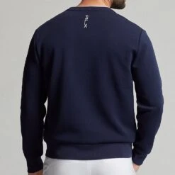 RLX Golf Jumper - Double Knit Crew Neck - Refined Navy AW23 14 RLX Golf Jumper - Double Knit Crew Neck - Refined Navy AW23 -Golf Fashion Shop rlx golf jumper double knit crew neck refined navy aw23 785915772002 20