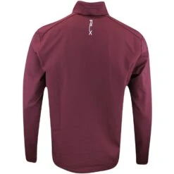 RLX Golf Pullover - Brushback Tech Jersey - Harvard Wine AW23 -Golf Fashion Shop rlx golf pullover brushback tech jersey harvard wine aw23 image 36