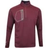 RLX Golf Pullover - Brushback Tech Jersey - Harvard Wine AW23 -Golf Fashion Shop rlx golf pullover brushback tech jersey harvard wine aw23 image 39