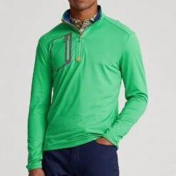 RLX Golf Pullover - Brushback Tech Jersey - Vineyard Green SS23 15 RLX Golf Pullover - Brushback Tech Jersey - Vineyard Green SS23 -Golf Fashion Shop rlx golf pullover brushback tech jersey vineyard green ss23 785875305013 b