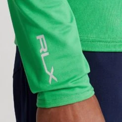 RLX Golf Pullover - Brushback Tech Jersey - Vineyard Green SS23 18 RLX Golf Pullover - Brushback Tech Jersey - Vineyard Green SS23 -Golf Fashion Shop rlx golf pullover brushback tech jersey vineyard green ss23 785875305013 c