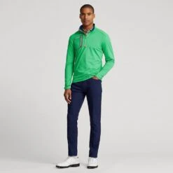 RLX Golf Pullover - Brushback Tech Jersey - Vineyard Green SS23 19 RLX Golf Pullover - Brushback Tech Jersey - Vineyard Green SS23 -Golf Fashion Shop rlx golf pullover brushback tech jersey vineyard green ss23 785875305013 f