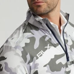 RLX Golf Pullover - Camo Driver Printed QZ - Peak Grey AW23 -Golf Fashion Shop rlx golf pullover camo driver printed qz peak grey aw23 golfposer 13