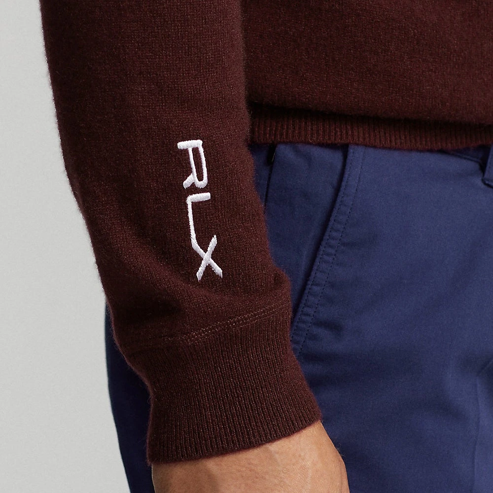 RLX Golf Pullover - Cashmere Hoodie - Harvard Wine AW23 9 RLX Golf Pullover - Cashmere Hoodie - Harvard Wine AW23 - Image 7