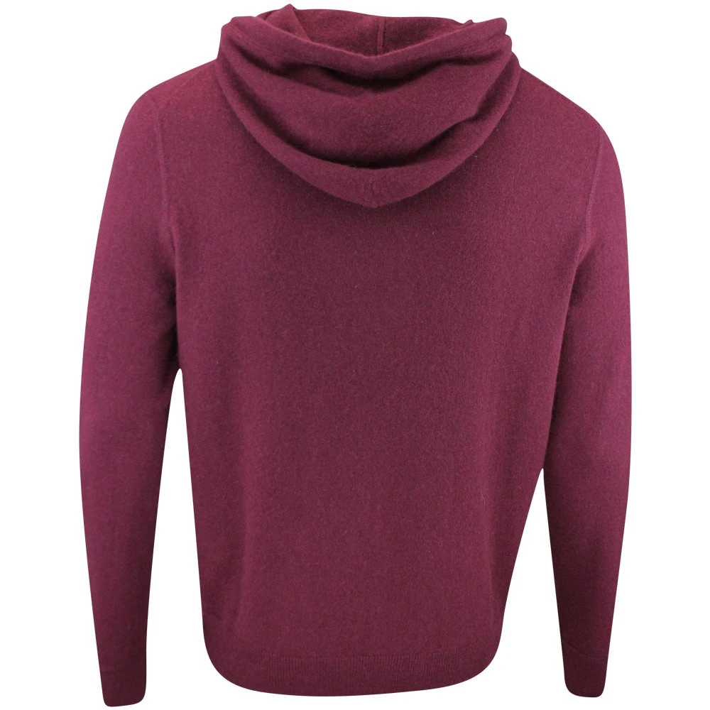 RLX Golf Pullover - Cashmere Hoodie - Harvard Wine AW23 5 RLX Golf Pullover - Cashmere Hoodie - Harvard Wine AW23 - Image 3