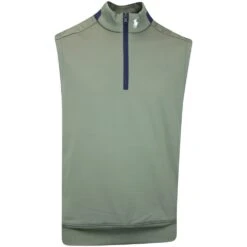 RLX Golf Pullover - PP Tour Vest - Fossil Green AW23