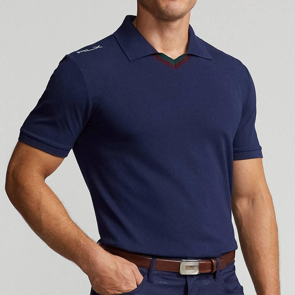 RLX Golf Shirt - Lux Stretch Polo - Refined Navy AW23 7 RLX Golf Shirt - Lux Stretch Polo - Refined Navy AW23 - Image 5