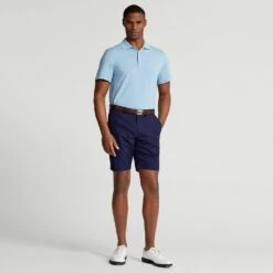 RLX Golf Shirt - Peached Airflow - Powder Blue SS23 -Golf Fashion Shop rlx golf shirt peached airflow powder blue ss23 785899228 002 9