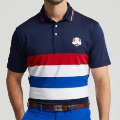 RLX Golf Shirt - Ryder Cup Thursday Polo - Team USA 2023 -Golf Fashion Shop rlx golf shirt ryder cup thursday polo team usa 2023 02